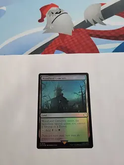 MTG - Woodland Cemetery Universes Beyond: Fallout Foil Rare #0316 - Image 2