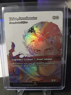 Firion, Swordmaster - Sram, Senior Edificer (Showcase Foil) Final Fantasy MTG - Image 1