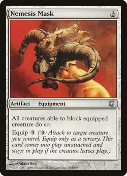 MTG - Nemesis Mask - Darksteel - X1 - (LP) - - Image 1