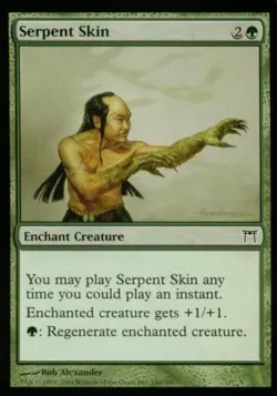 Serpent Skin - Light Play MTG Champions of Kamigawa - Image 1
