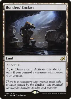 MTG - Bonders' Enclave - Ikoria: Lair of Behemoths - X1 - (LP) - - Image 1