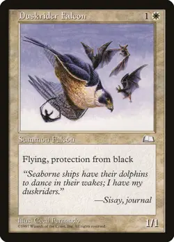 Magic the Gathering MTG - Duskrider Falcon - Weatherlight - LP - Image 1
