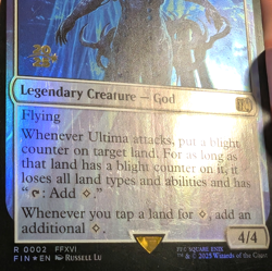 Ultima, Origin of Oblivion - Pre-release Foil Stamped Promo - Final Fantasy MTG - Image 2