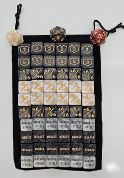 63 PCS MTG Counter Dice Set Ability Keyword Counters -1/+1 Life Counter Shield - Image 1