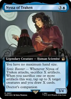 ~ Nyssa of Traken (Extended Art) (Surge Foil) ~ NM Foil ~ ~ MTG ~ - Image 1