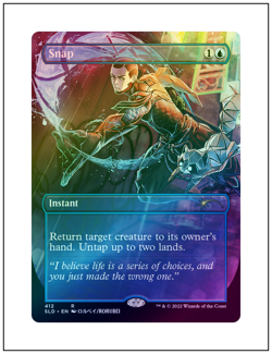 1x Snap, Foil, Secret Lair, Magic, MTG NM - Image 1