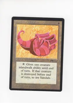 Sandals of Abdallah Arabian Nights NM/NM- MTG Magic the Gathering b - Image 1