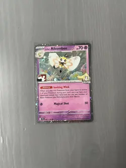 Lillie's Ribombee 067/159 Cosmos Holo Rare Pokemon Play Prize Pack Series 7 - Image 1