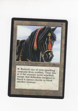 Ebony Horse Arabian Nights NM/NM- MTG Magic the Gathering - Image 1