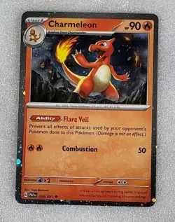 Charmeleon 008/091 NM/M Cosmos Holo Paldean Fates Pokemon TCG - Image 1