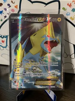 Manectric EX (113 Full Art) 113/119 XY - Phantom Forces Holo Pokemon TCG - Image 1