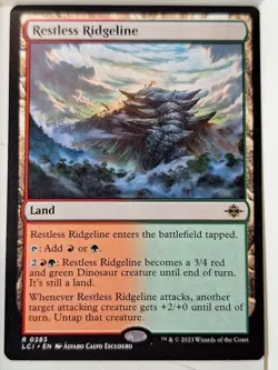 Restless Ridgeline - The Lost Caverns of Ixalan - Magic the Gathering MTG Nice! - Image 1