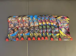 x10 Pokemon TCG MEGA EVOLUTION Booster Pack Blister Sleeved SEALED - Image 1