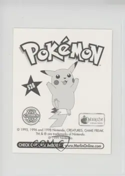 Misty Merlin Pokemon Album Stickers Silver Prism #S28 1999 - Image 2