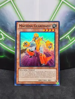 Yugioh Machina Gearframe SDMM-EN002 Super Rare NM - Image 1