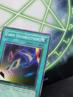 Yugioh Card Destruction SDY-A042 Super Rare 1st Edition LP - Image 3