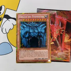 Yugioh Obelisk the Tormentor PGLD-EN030 Gold Secret Rare NM - Image 1