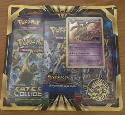 Pokemon TCG: Fates Collide/Breakpoint/Break Through 3 Pack Blister Giratina NFS - Image 1