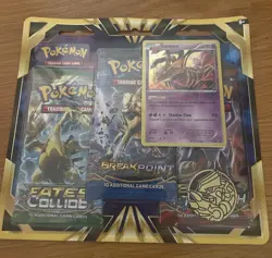 Pokemon TCG: Fates Collide/Breakpoint/Break Through 3 Pack Blister Giratina NFS - Image 3