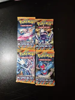 Pokemon - 4x Sealed Plasma Blast Blister Packs - Art Set Sealed And Unweighed - Image 1