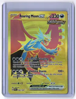 Roaring Moon ex - 262/182 Hyper Rare Holo NM Pokemon SV04: Paradox Rift - Image 1