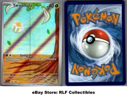 2023 Pokemon, Scarlet & Violet Base, #199/198 Tarountula, Holo Illustration Rare - Image 1