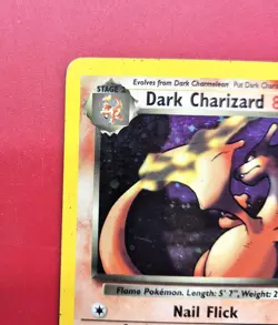 Pokemon DARK CHARIZARD 4/82 Team Rocket - RARE HOLO - HEAVY PLAY & DAMAGE - Image 3