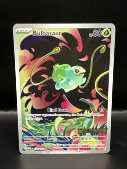 Pokemon Bulbasaur 133/132 English Mega Evolution Stamped Promo - Image 2