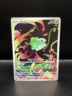 Pokemon Bulbasaur 133/132 English Mega Evolution Stamped Promo - Image 4