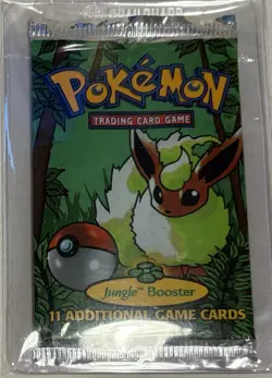Pokemon Jungle Booster Pack Flareon Artwork 1999 WOTC Mint Sealed - Image 1