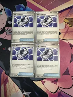 X4 Iron Defender 118/132 - Mega Evolution - Pokemon - NM/M English - Image 1