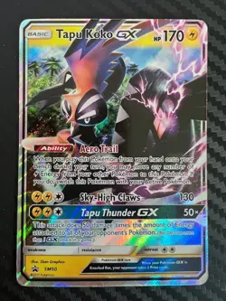 Pokemon TCG Tapu Koko GX SM Black Star Promo SM50 Promo HP - Image 1