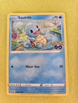 Pokemon TCG - Squirtle 015/078 Pokemon GO Non-Holo - Image 3