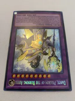 Yu-Gi-Oh! Dante, Pilgram of the Burning Abyss CROS-EN084 Secret Rare LP - Image 5