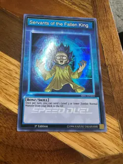 Servants of the Fallen King SBSC-ENS04 1st Edition Super Rare LP + BONUS - Image 1