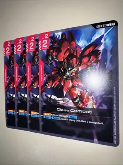 Gundam TCG Zeons Rush St03-013 X4 Playset Close Combat Card Game CCG - Image 3