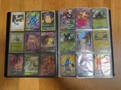 pokemon card collection, over 250 hits. Charizard, Pikachu, Mew includes folder - Image 2