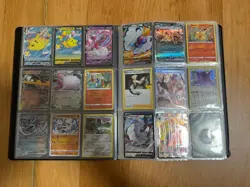 pokemon card collection, over 250 hits. Charizard, Pikachu, Mew includes folder - Image 3