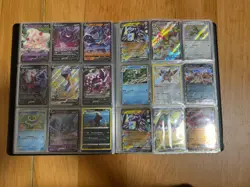 pokemon card collection, over 250 hits. Charizard, Pikachu, Mew includes folder - Image 4