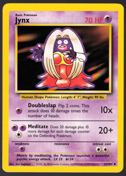 Jynx 31/102 Base Set 1999 Pokemon TCG Card NM - Image 1
