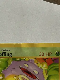 1st Edition Shadowless Koffing 51/102 Base Set Rare Vintage 1999 Pokemon Card - Image 4