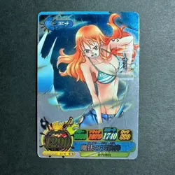 S2702 Nami SR Holo Japanese One Piece Berry Match Carddass Card - Image 1