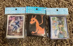 Lot Of Three Pokemon Card Sleeve Sets (Japanese) - Image 1