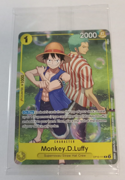 One Piece Card Game One Piece TCG Monkey D. Luffy OP-10-111 Promo Mint Sealed - Image 1