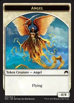 1x Angel Token (001/014) MTG Magic Origins NM Magic Regular - Image 1
