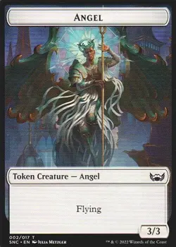1x Angel Token (002/017) MTG Streets of New Capenna NM Magic Regular - Image 1