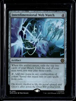 Interdimensional Web Watch - 165 - SPM - Foil - NM - MTG Magic the Gathering - Image 1