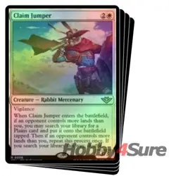 Foil Claim Jumper X4 M/NM Magic: The Gathering MTG Outlaws Of Thunder Junction - Image 1