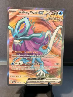 Pokemon TCG Walking Wake ex 189/162 Temporal Forces SV Ultra Rare Full Art - Image 1