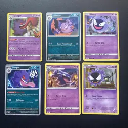 Pokemon TCG - Haunter, Gastly, & Gengar - Theme Lot - Image 1